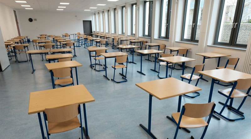 Blick in einen der neuen Klassenräume des Cecilien-Gymnasiums © Landeshauptstadt Düsseldorf/Michael Gstettenbauer