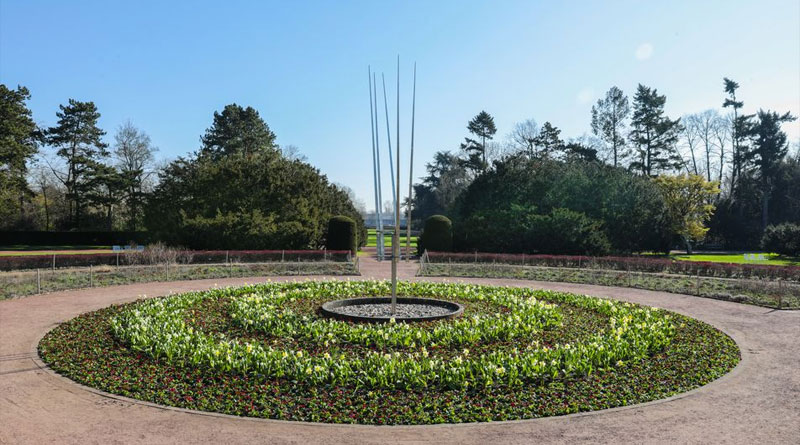 Im Nordpark wurden insgesamt rund 40.200 Frühlingsblüher gesetzt - © Landeshauptstadt Düsseldorf/Melanie Zanin