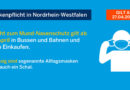 Ab 27 April 2020 - Maskenpflicht in NRW beim Einkauf und im ÖPNV