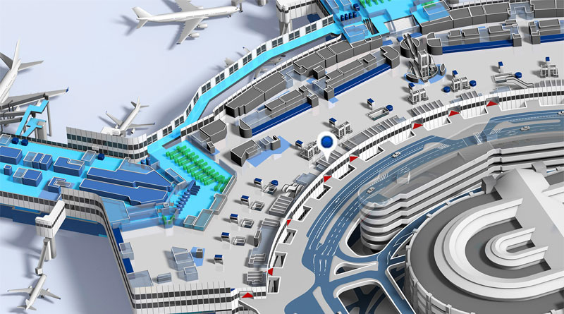 Neues Corona-Testcenter im Terminal C am Flughafen Düsseldorf - Düsseldorf