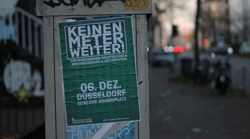 Demonstrationen von Querdenken und Gegenproteste, organisiert von "Düsseldorf stellt sich quer" am So, 6 Dez 2020