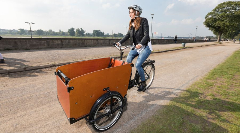 Lastenräder sind beliebt. Ihre Anschaffung wird nun auch durch die Stadt gefördert. Das hat der Stadtrat am Donnerstag, 29. April, beschlossen © Landeshauptstadt Düsseldorf, Umweltamt